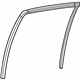 Toyota 68142-52191 Glass Run, Passenger Side