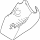 Toyota 45024-10070-C1 Lower Column Cover