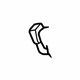 Toyota 73590-08011-B0 Buckle, Inner Driver Side
