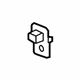 Toyota 64618-AA010 Release Cable Clamp, Front