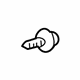 Toyota 93560-A4018 Nameplate Screw