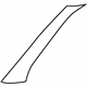 Toyota 75927-21010 Black Out Tape, Passenger Side