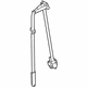 Toyota 73210-06060-A0 Belt & Retractor, Passenger Side