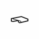 Toyota 73717-02080-C0 Anchor Cover, Rear Center