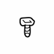 Toyota 62759-35010 Quarter Glass Clip, Front