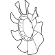 Toyota 16361-F4010 Fan Blade