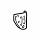 Toyota 57117-47010 Front Plate, Passenger Side
