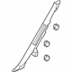 Toyota 62553-07010-C0 Lock Pillar Trim, Passenger Side