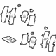 Toyota 04945-33300 Shim Kit, Anti Squeal, Front