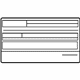 Toyota 11298-20700 Emission Label