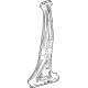 Toyota 61037-42908 Center Pillar Reinforcement, Passenger Side