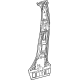 Toyota 61035-42040 Inner Center Pillar, Passenger Side