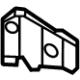 Toyota SU003-09127 Apron Extension Bracket, Passenger Side