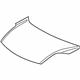 Toyota 53301-47040 Hood, Front