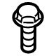 Toyota 90099-00330 Air Mass Sensor Screw
