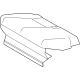 Toyota 79021-0E400-B2 Cushion Cover, Gray, Passenger Side