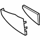 Toyota 58816-47020-B0 Front Trim, Gray, Driver Side
