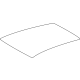 Toyota 63211-42250 Sunroof Glass, Passenge Side