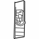 Toyota 73023-02060-C2 Anchor Plate, Passenger Side