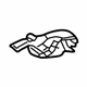 Toyota 64606-02080 Release Lever, Rear