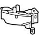 Toyota 87201-42210 Side Duct, Driver Side