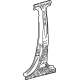 Toyota 61038-0E080 Center Pillar Reinforcement, Driver Side