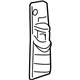 Toyota 73023-06070-A1 Anchor Plate, Flaxen, Passenger Side