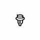 Toyota 90467-09056 Upper Retainer Clip, Front