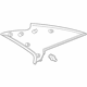 Toyota 62470-33100-A1 Upper Quarter Trim, Inner Passenger Side