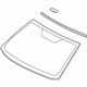 Toyota 56101-0R010 Windshield, Front