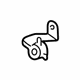 Toyota 88718-2D180 Suction Hose Clamp