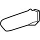 Toyota 74037-12020-C0 Handle Cover, Black, Passenger Side