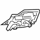 Toyota 69230-F4010-A0 Handle, Outside, White, Passenger Side