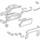Toyota 55303-35051-B0 Panel Assembly, Gray, Lower