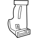 Toyota 87213-47050 Floor Duct, Rear Driver Side