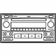 Toyota 86120-02420 AM/FM Cd