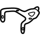 Toyota 52525-35010 Trim Cover Retainer Bracket, Center
