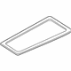 Toyota 81274-WB001 License Lamp Gasket, Passenger Side