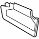 Toyota 74310-0C152-B2 Sunvisor, Gray, Passenger Side