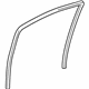 Toyota 68141-52180 Run Weatherstrip, Passenger Side