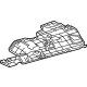Toyota 55606-47070 Under Cover, Driver Side