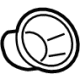Toyota 77291-0A040 Filler Cover