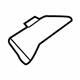 Toyota 53866-52050 Fender Seal, Passenger Side