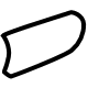 Toyota SU003-09272 Tow Eye Cap, Driver Side
