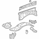 Toyota 53701-35A50 Apron Assembly, Passenger Side