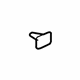 Toyota 64818-47030 Lower Glass Spacer, Passenger Side