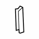 Toyota 75751-0T010 Window Molding, Front Passenger Side