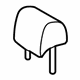 Toyota 71910-0C190-B0 Headrest, Gray, Front Passenger Side