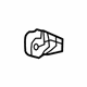 Toyota 52156-52120 Side Support, Driver Side