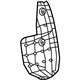 Toyota 52591-52320 Side Seal, Passenger Side